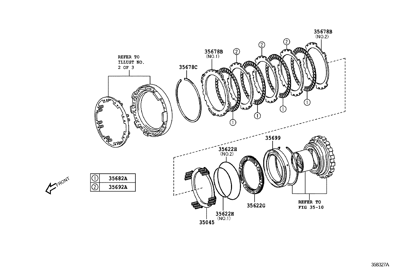  SCION FR S |  CENTER SUPPORT PLANETARY SUN GEAR ATM