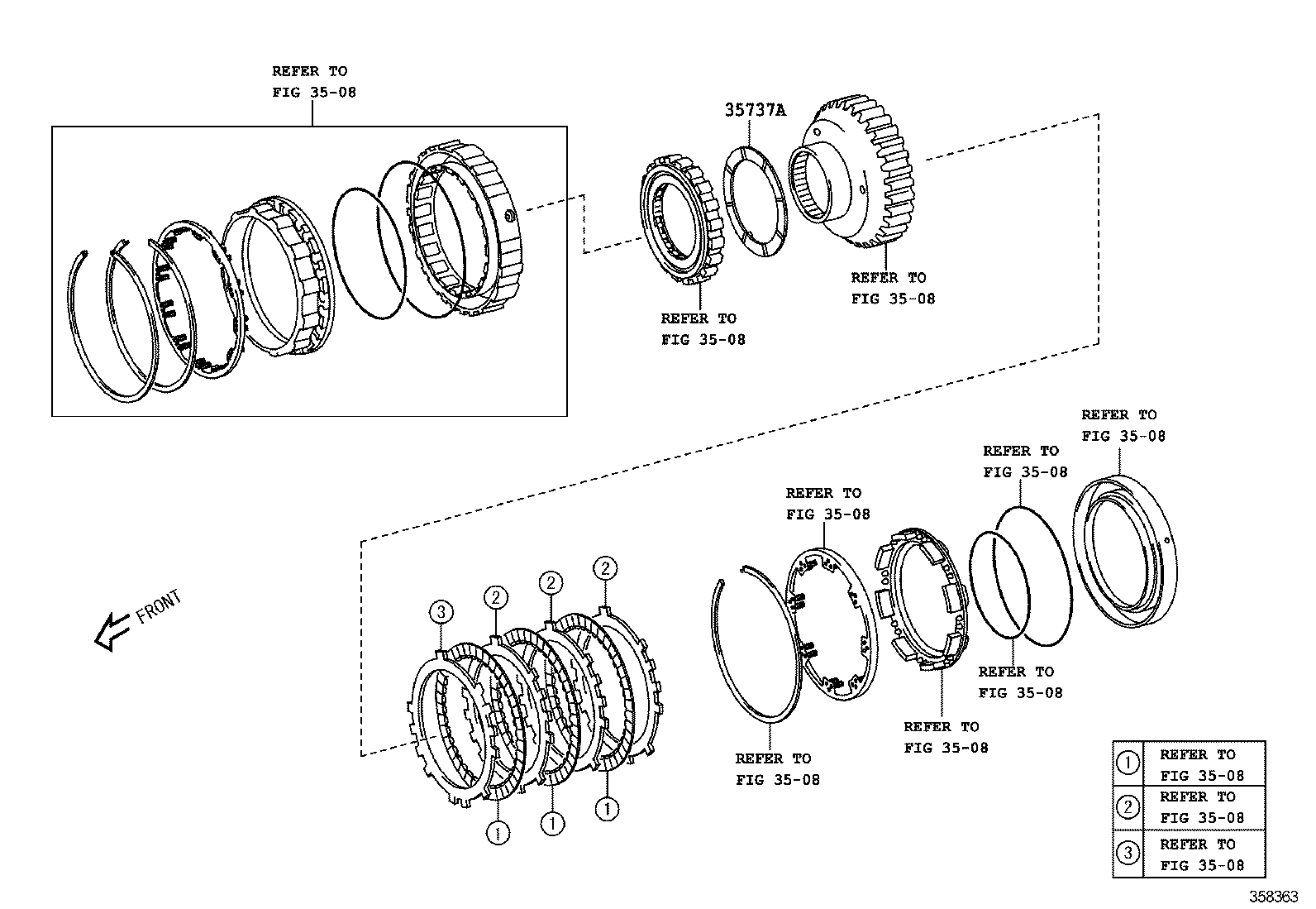  SCION FR S |  PLANETARY GEAR REVERSE PISTON COUNTER GEAR ATM
