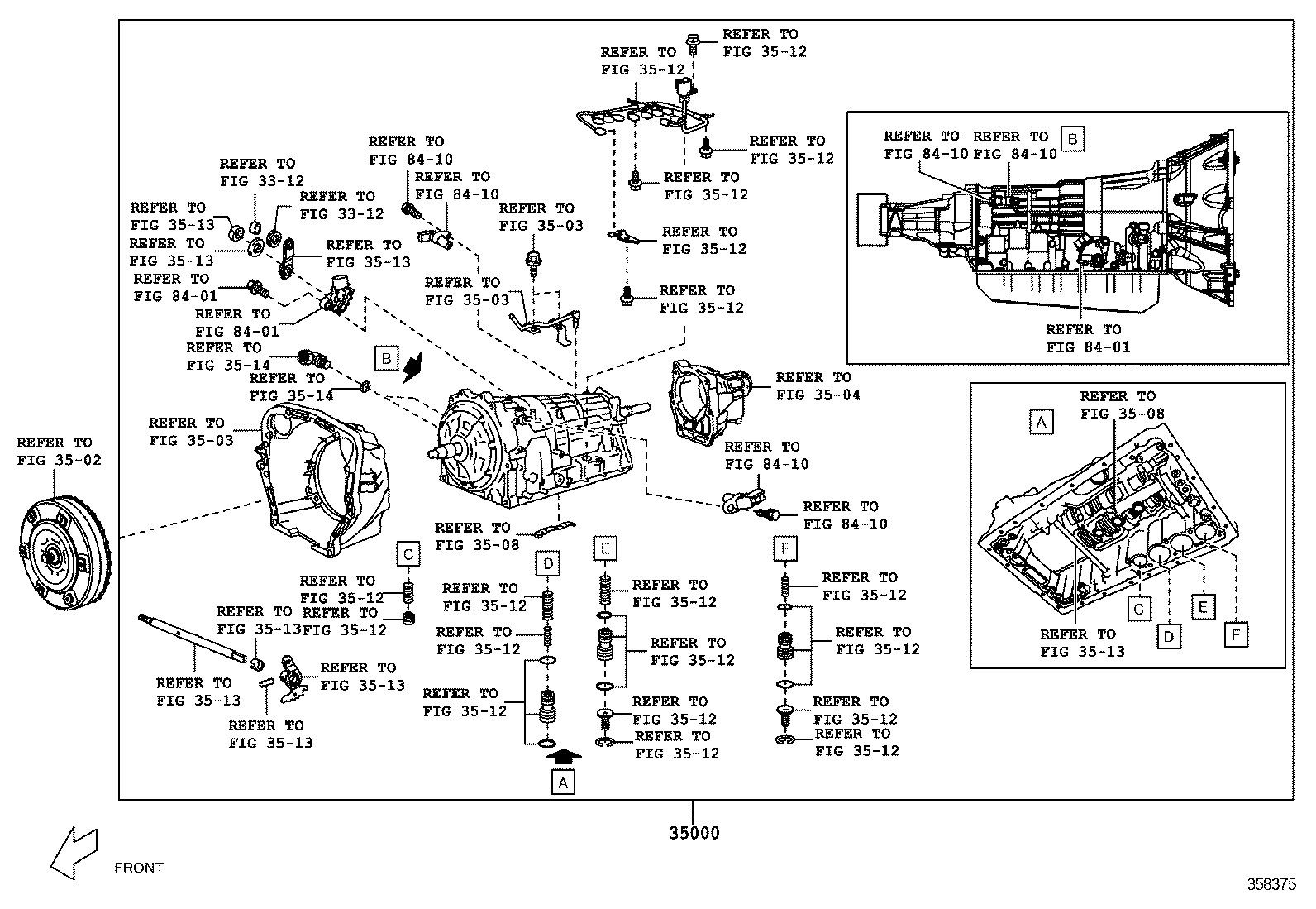  SCION FR S |  TRANSAXLE OR TRANSMISSION ASSY GASKET KIT ATM