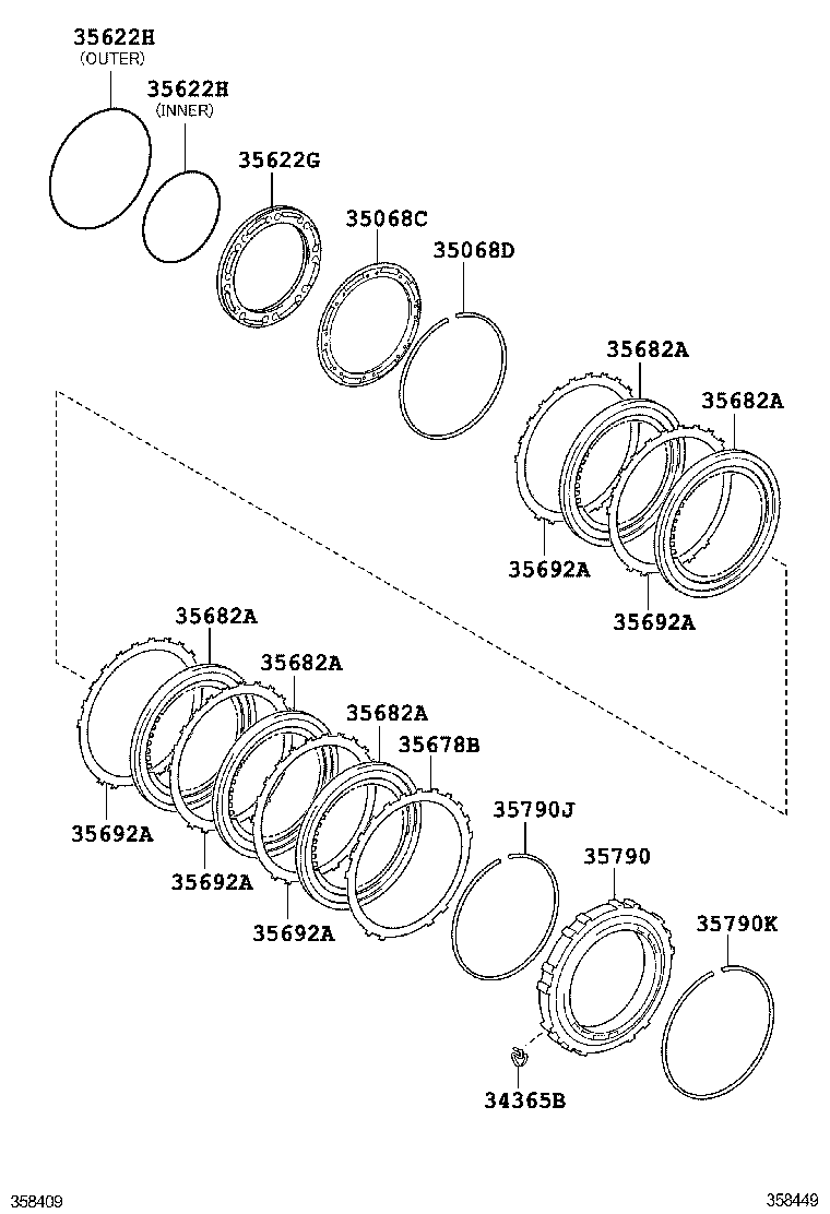  AVALON |  CENTER SUPPORT PLANETARY SUN GEAR ATM