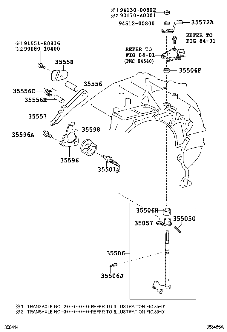  AVALON |  THROTTLE LINK VALVE LEVER ATM