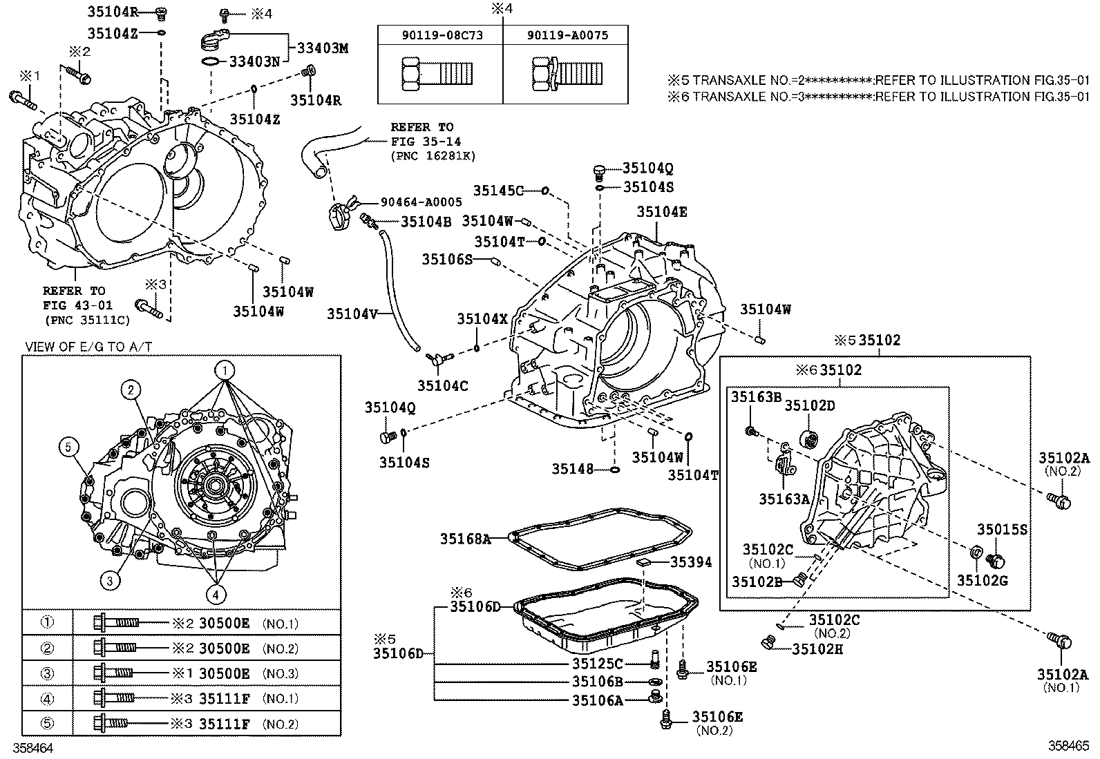  AVALON |  TRANSMISSION CASE OIL PAN ATM
