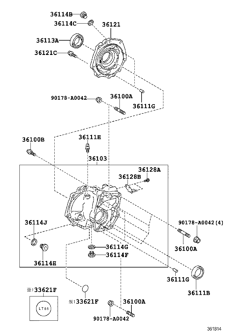  RAV4 NAP |  TRANSFER CASE EXTENSION HOUSING