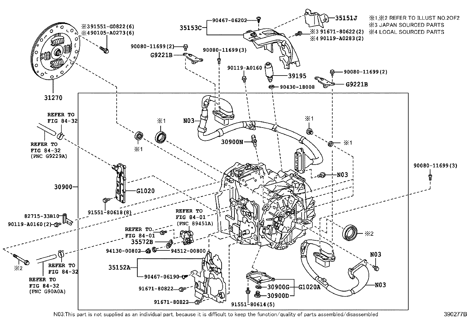  AVALON |  TRANSAXLE ASSY HYBRID VEHICLE
