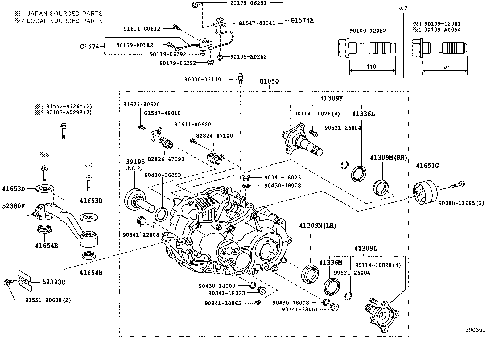  HIGHLANDER NAP |  TRANSAXLE ASSY HYBRID VEHICLE