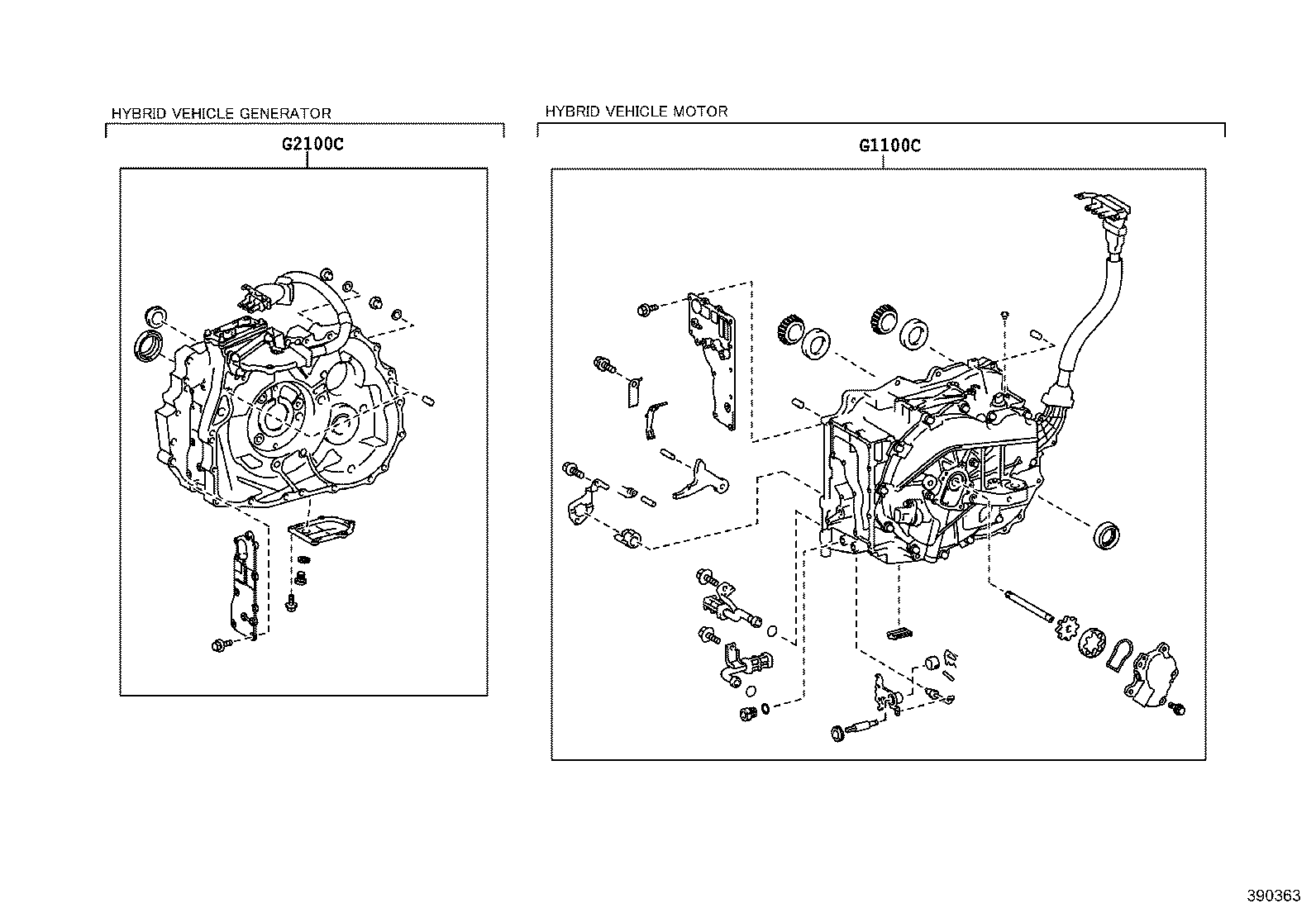  HIGHLANDER NAP |  TRANSAXLE ASSY HYBRID VEHICLE