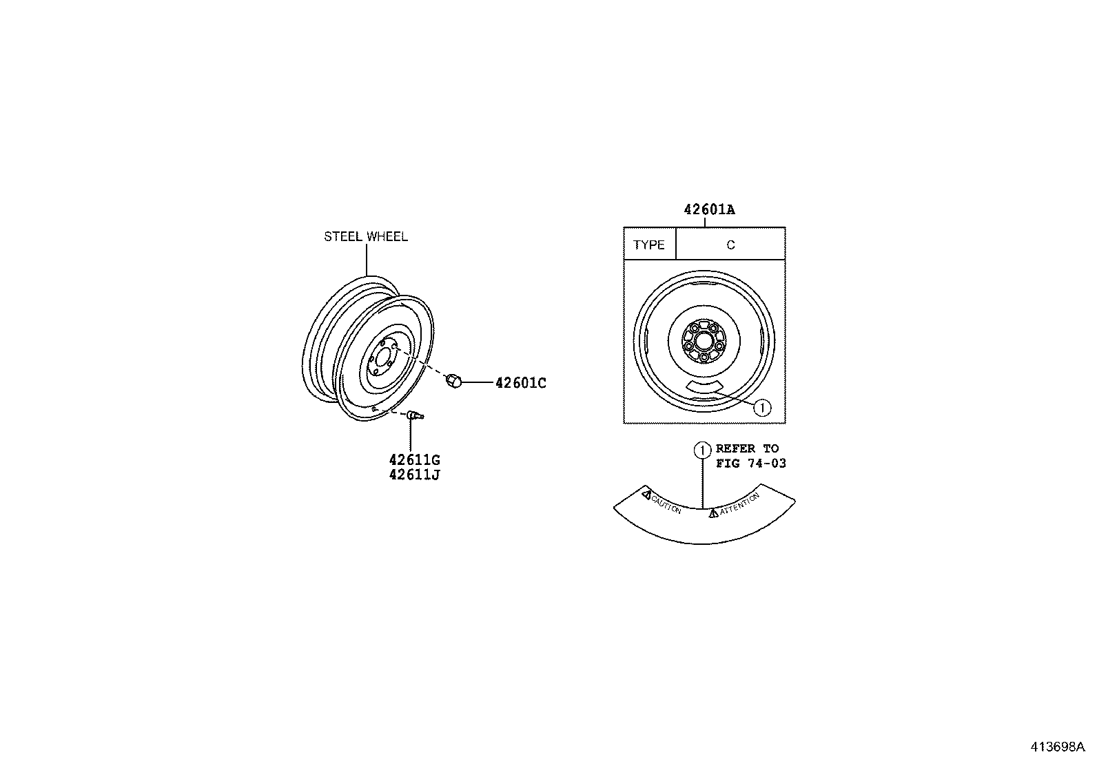  SCION FR S |  DISC WHEEL WHEEL CAP