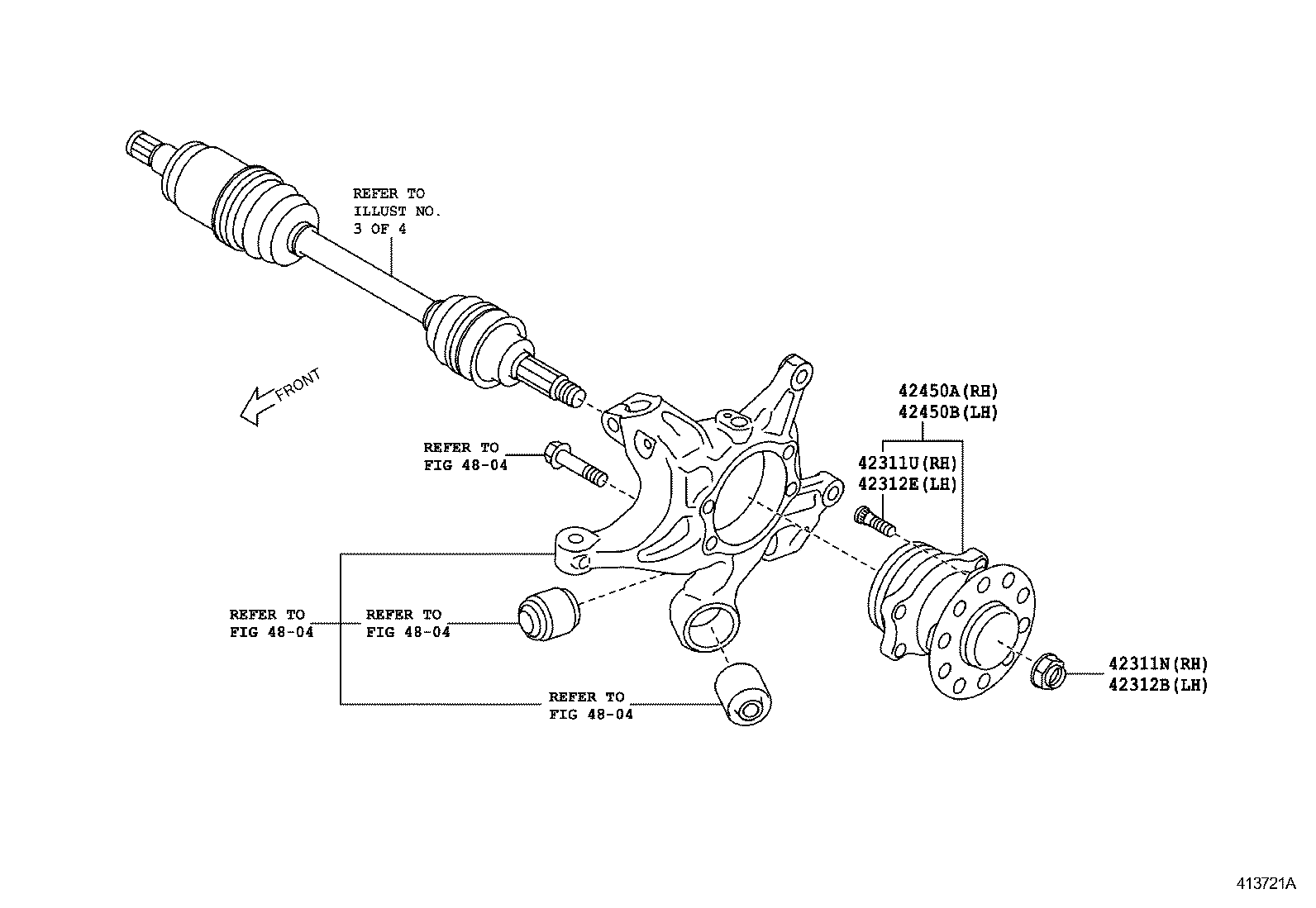  SCION FR S |  REAR AXLE SHAFT HUB