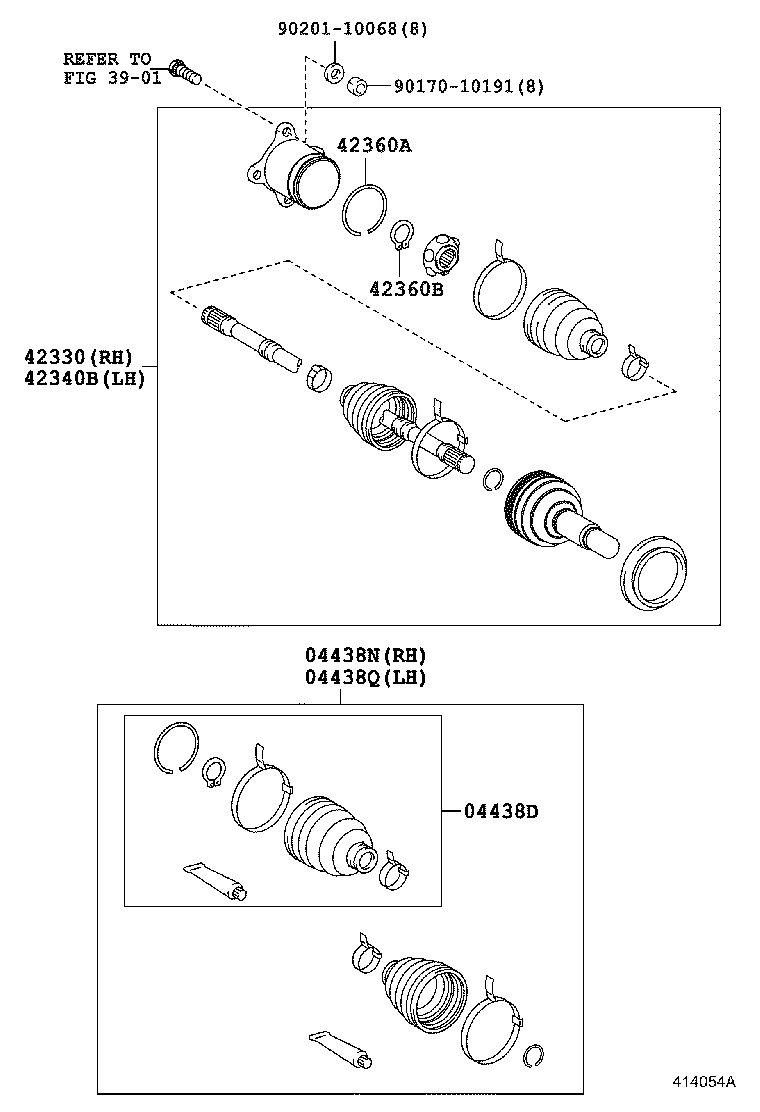  HIGHLANDER NAP |  REAR AXLE SHAFT HUB