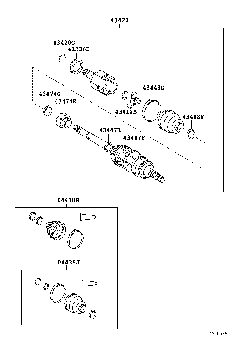  CAMRY |  FRONT DRIVE SHAFT