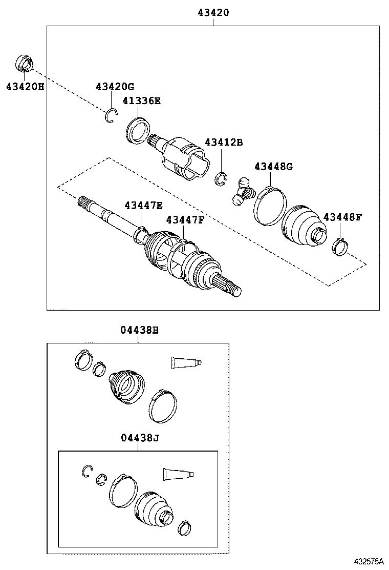  YARIS JPP |  FRONT DRIVE SHAFT