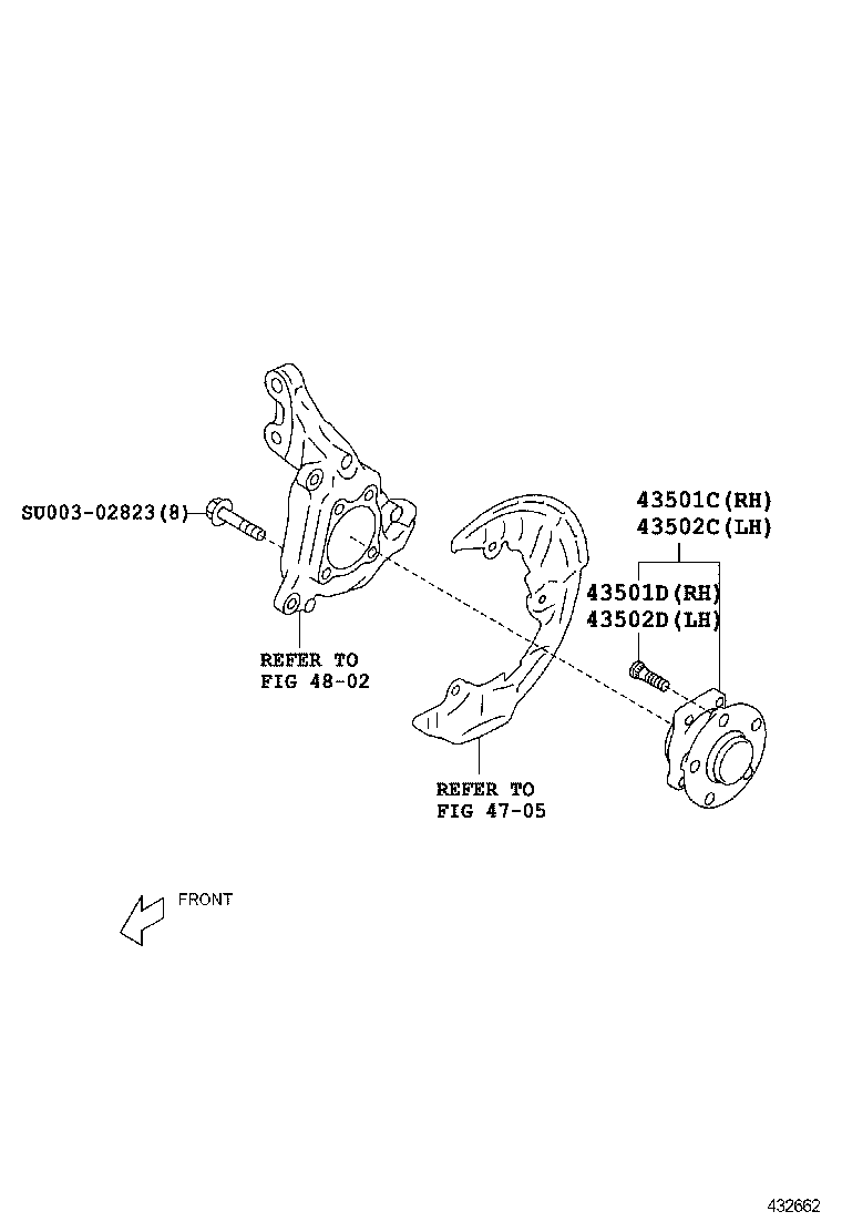  SCION FR S |  FRONT AXLE HUB