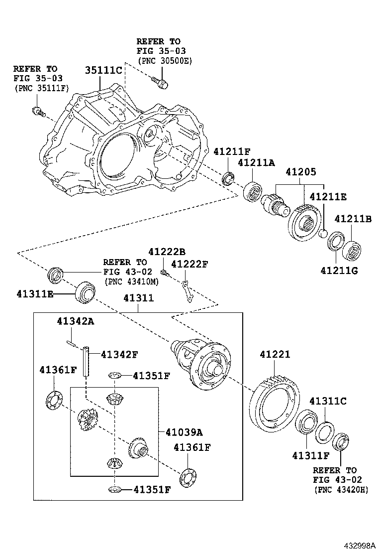  YARIS FRP |  FRONT AXLE HOUSING DIFFERENTIAL
