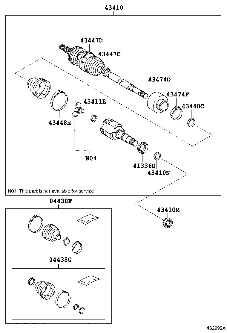  YARIS FRP |  FRONT DRIVE SHAFT