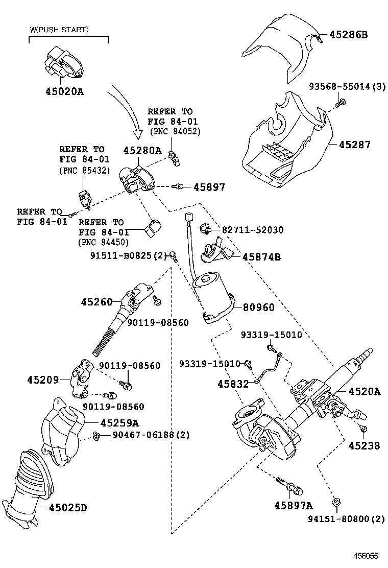  PRIUS C |  STEERING COLUMN SHAFT