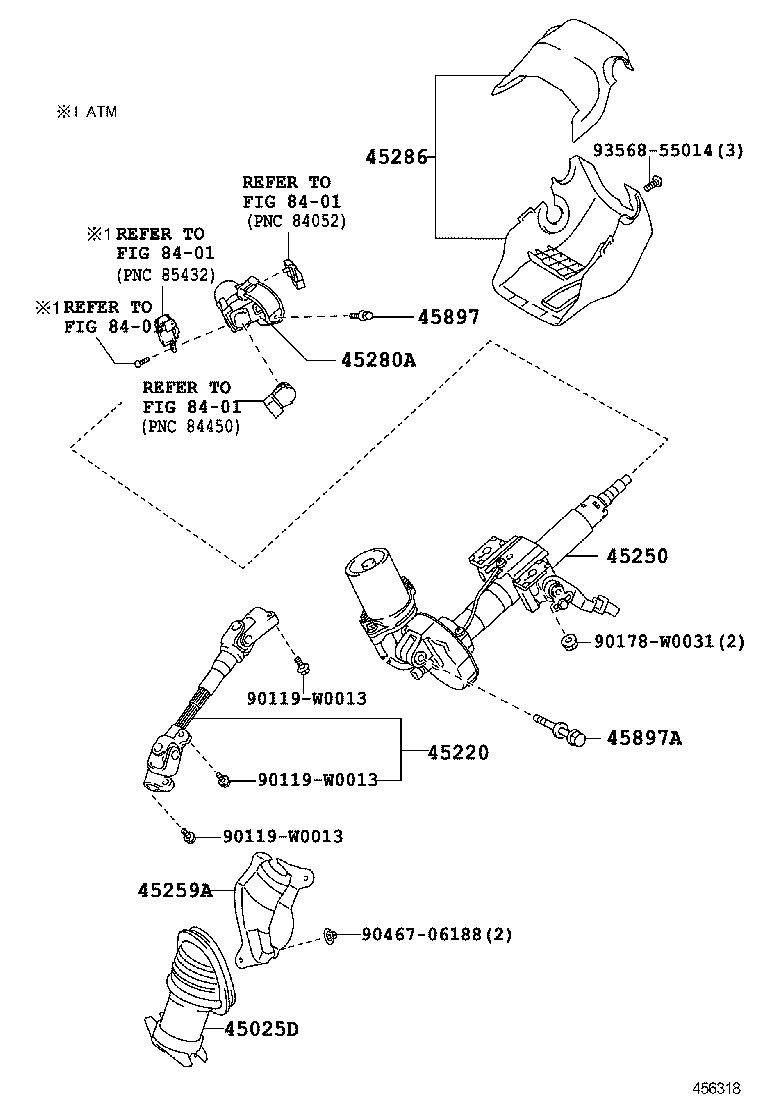  YARIS FRP |  STEERING COLUMN SHAFT
