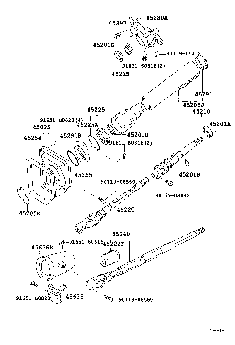  LAND CRUISER 70 |  STEERING COLUMN SHAFT