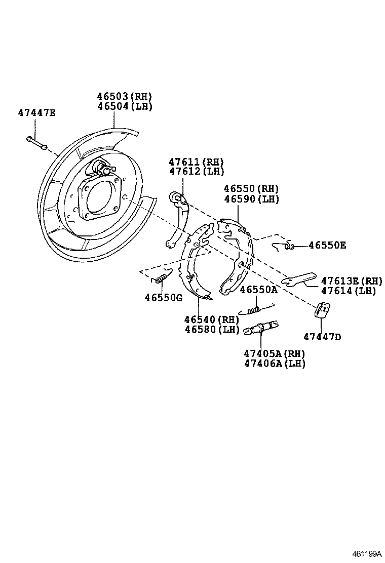  CAMRY HYBRID |  PARKING BRAKE CABLE