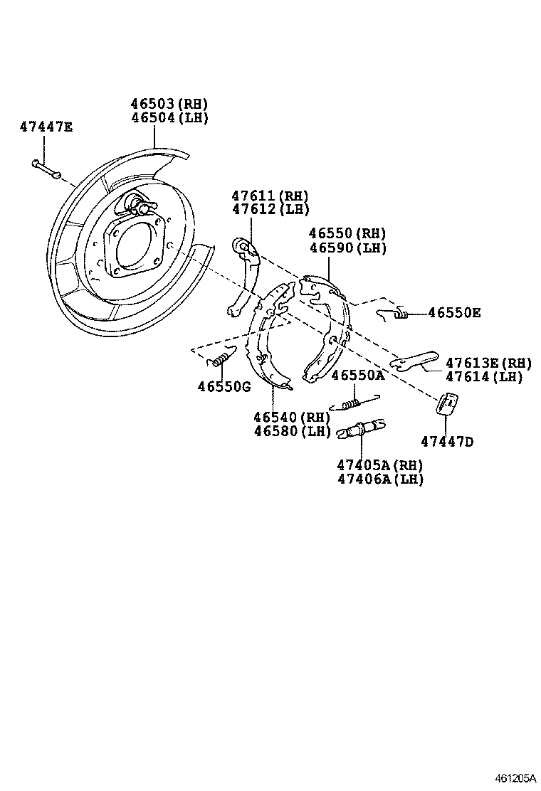  CAMRY |  PARKING BRAKE CABLE