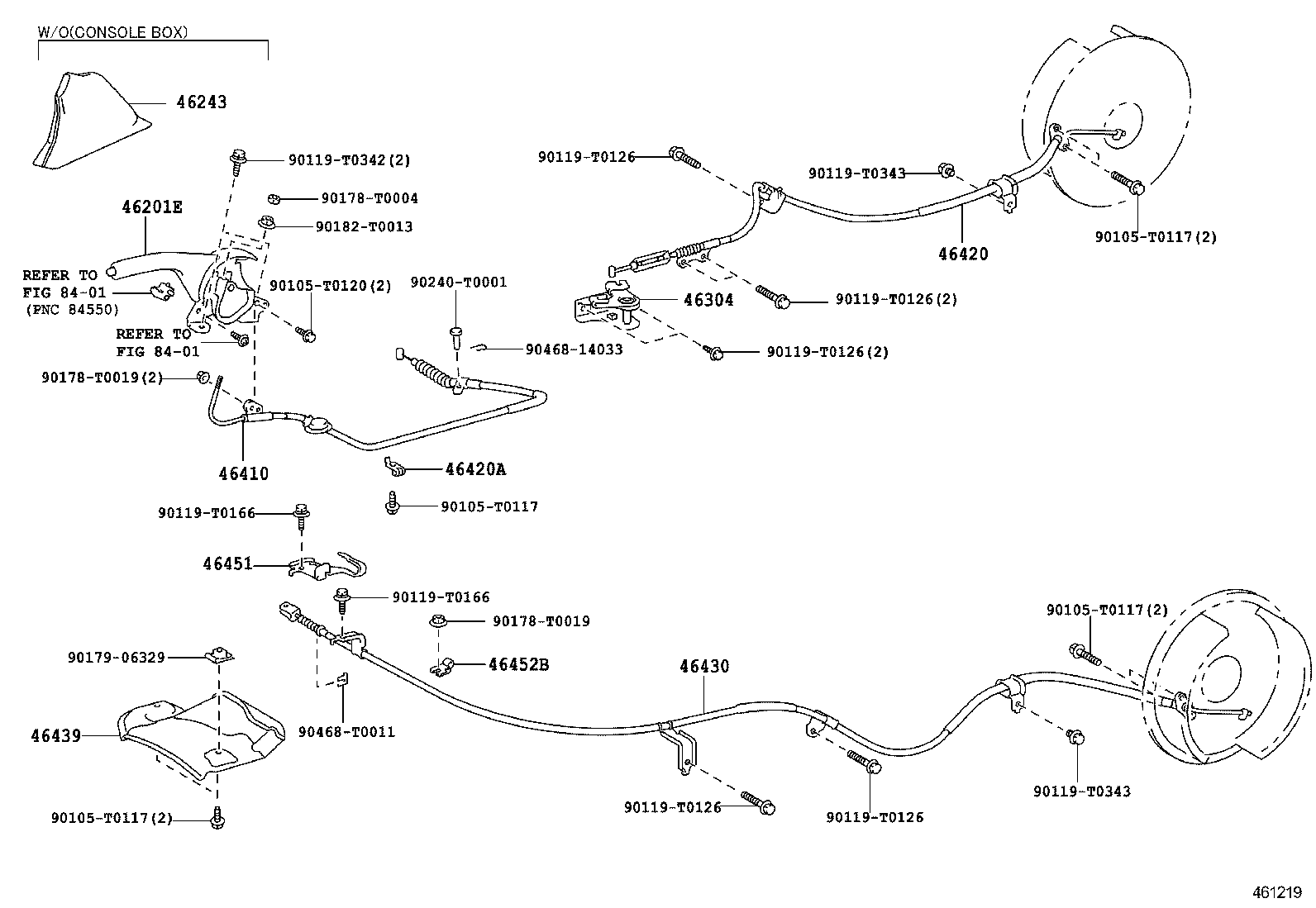  HILUX |  PARKING BRAKE CABLE