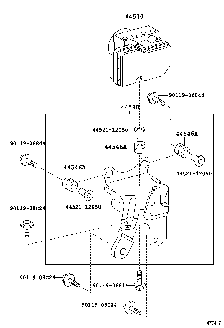  YARIS JPP |  BRAKE TUBE CLAMP