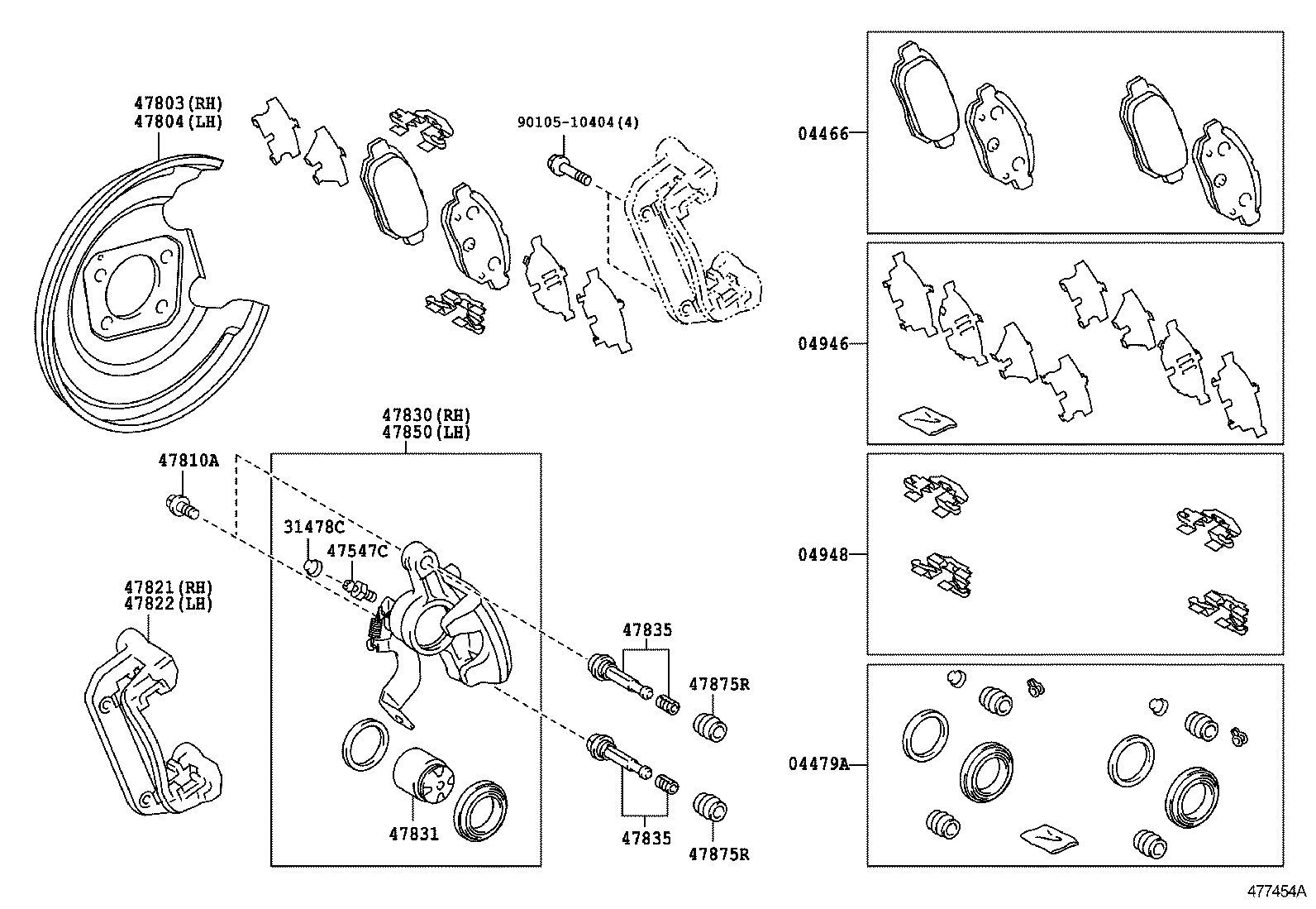  YARIS JPP |  REAR DISC BRAKE CALIPER DUST COVER