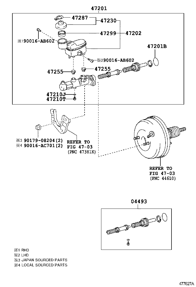  HILUX |  BRAKE MASTER CYLINDER