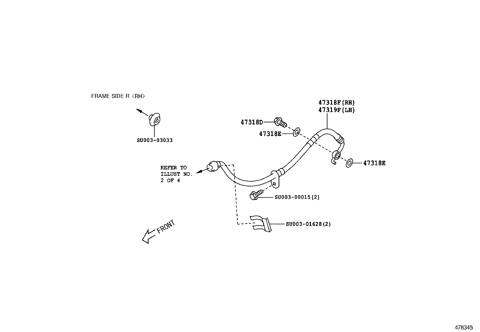  SCION FR S |  BRAKE TUBE CLAMP