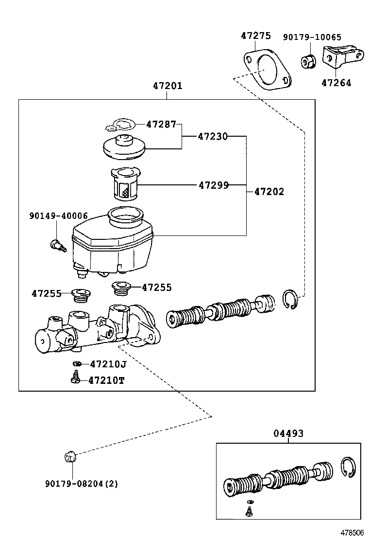  LAND CRUISER 70 |  BRAKE MASTER CYLINDER