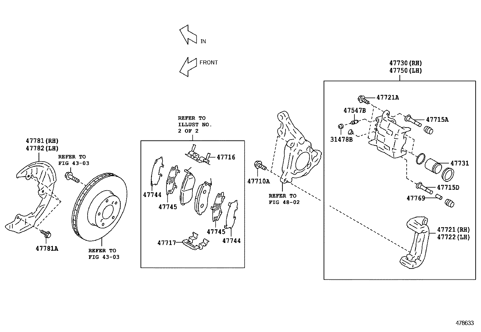  SCION FR S |  FRONT DISC BRAKE CALIPER DUST COVER