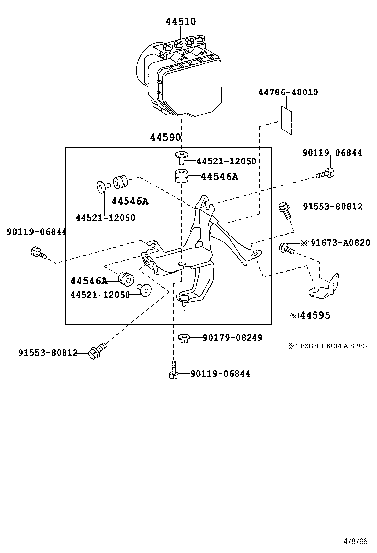  IS250 350 |  BRAKE TUBE CLAMP