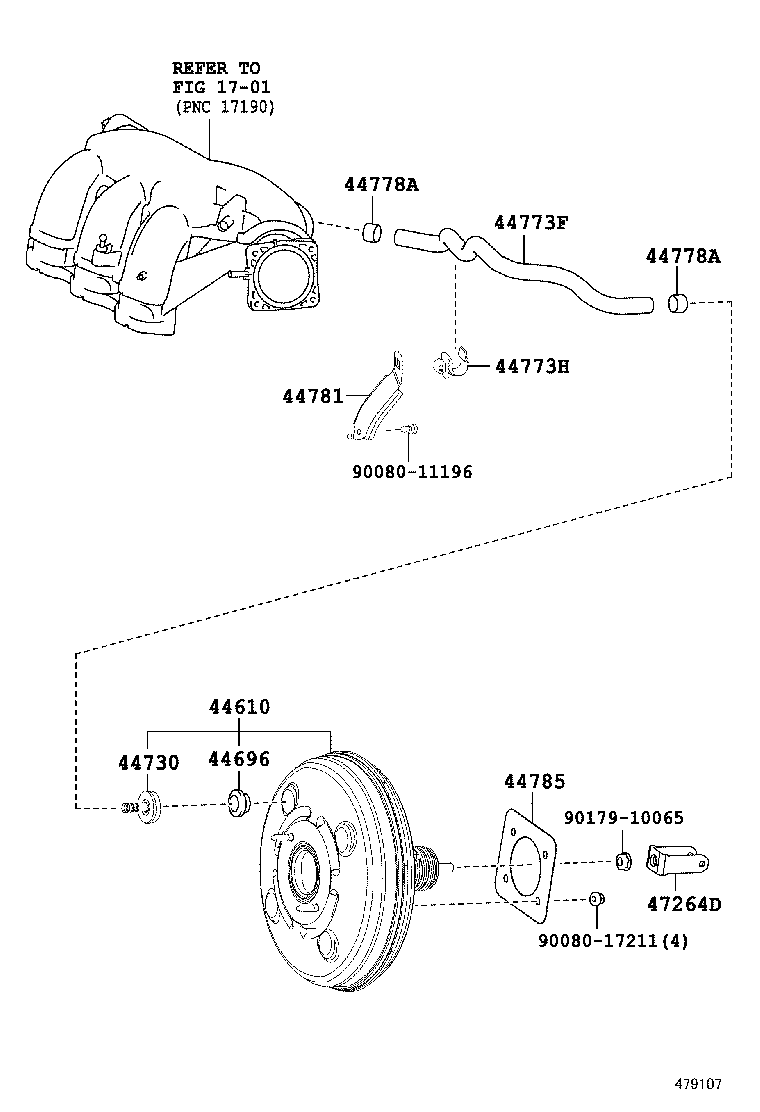  HIGHLANDER NAP |  BRAKE BOOSTER VACUUM TUBE