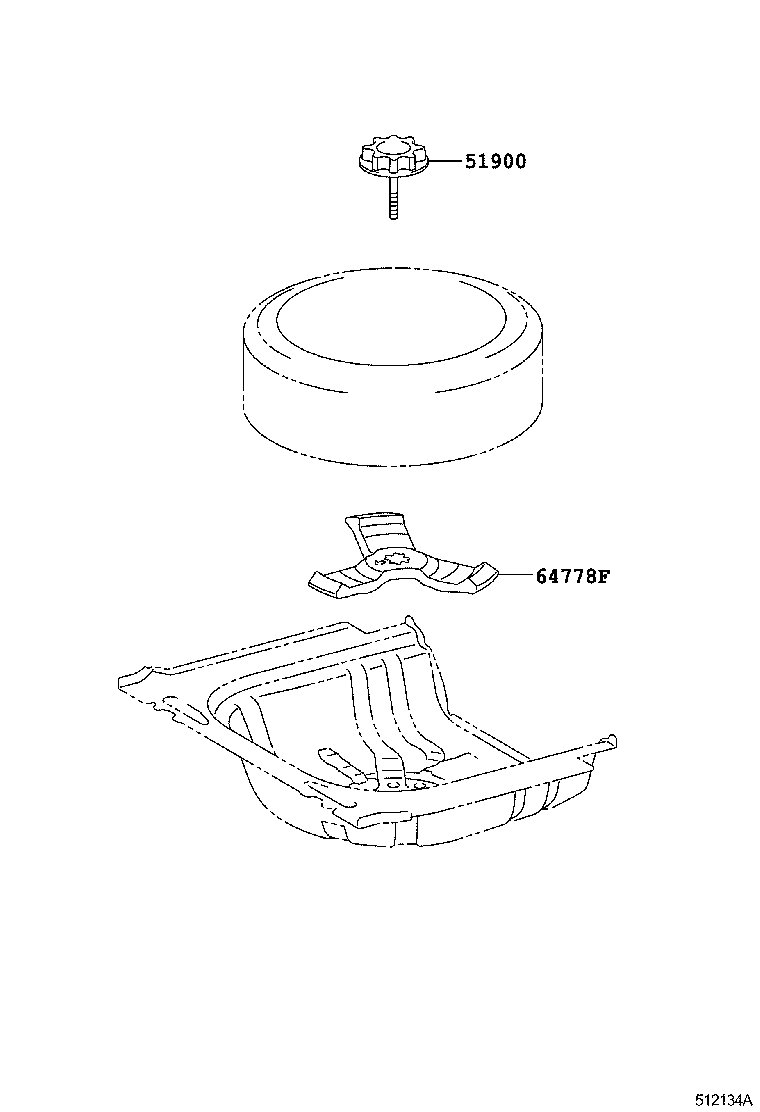  CAMRY |  SPARE WHEEL CARRIER