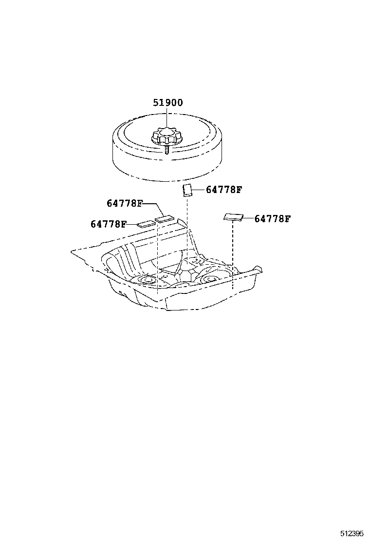  PRIUS C |  SPARE WHEEL CARRIER