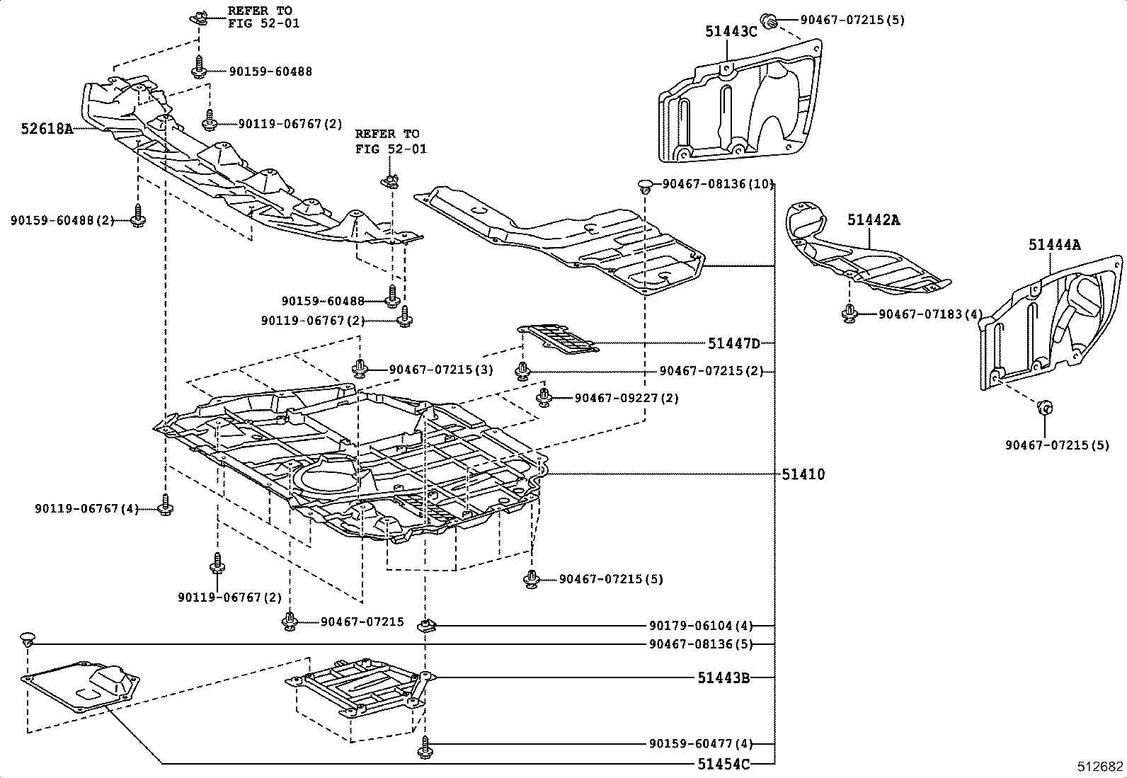  CT200H |  SUSPENSION CROSSMEMBER UNDER COVER