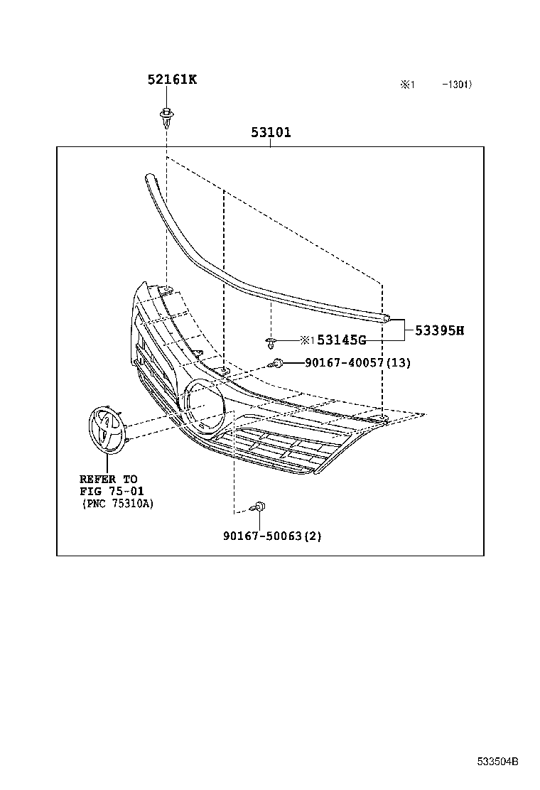  CAMRY |  RADIATOR GRILLE