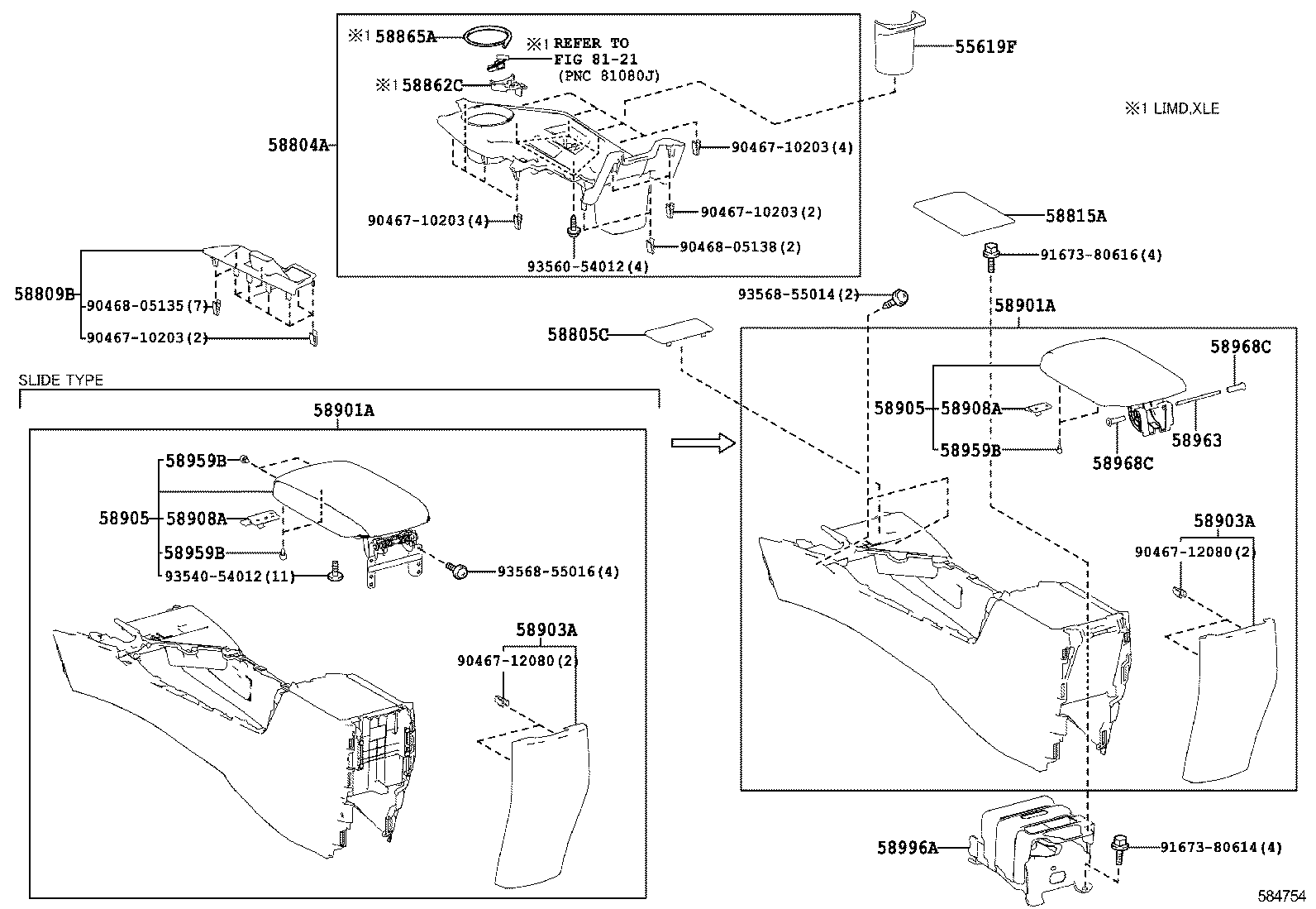  RAV4 JPP |  CONSOLE BOX BRACKET