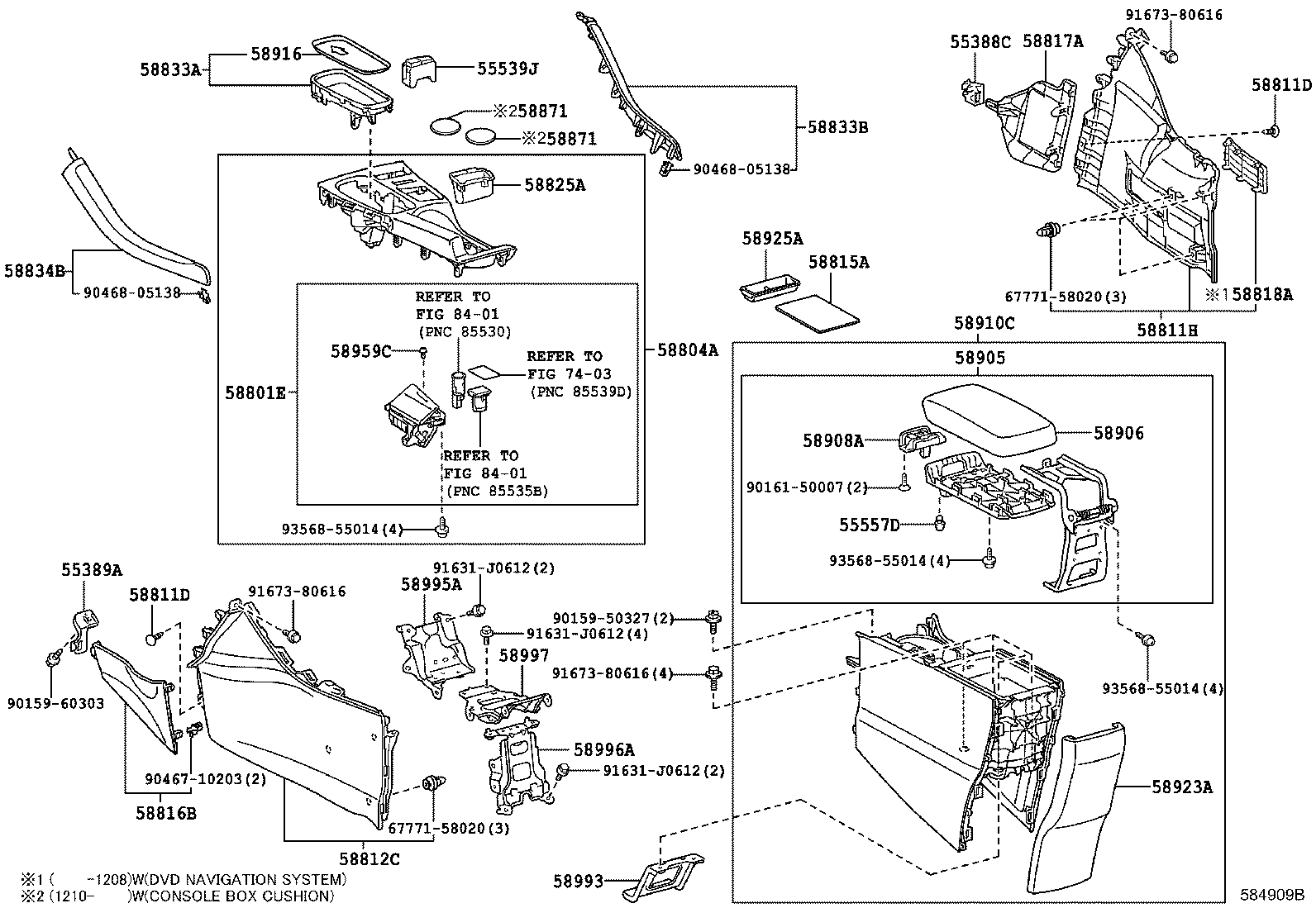  CT200H |  CONSOLE BOX BRACKET