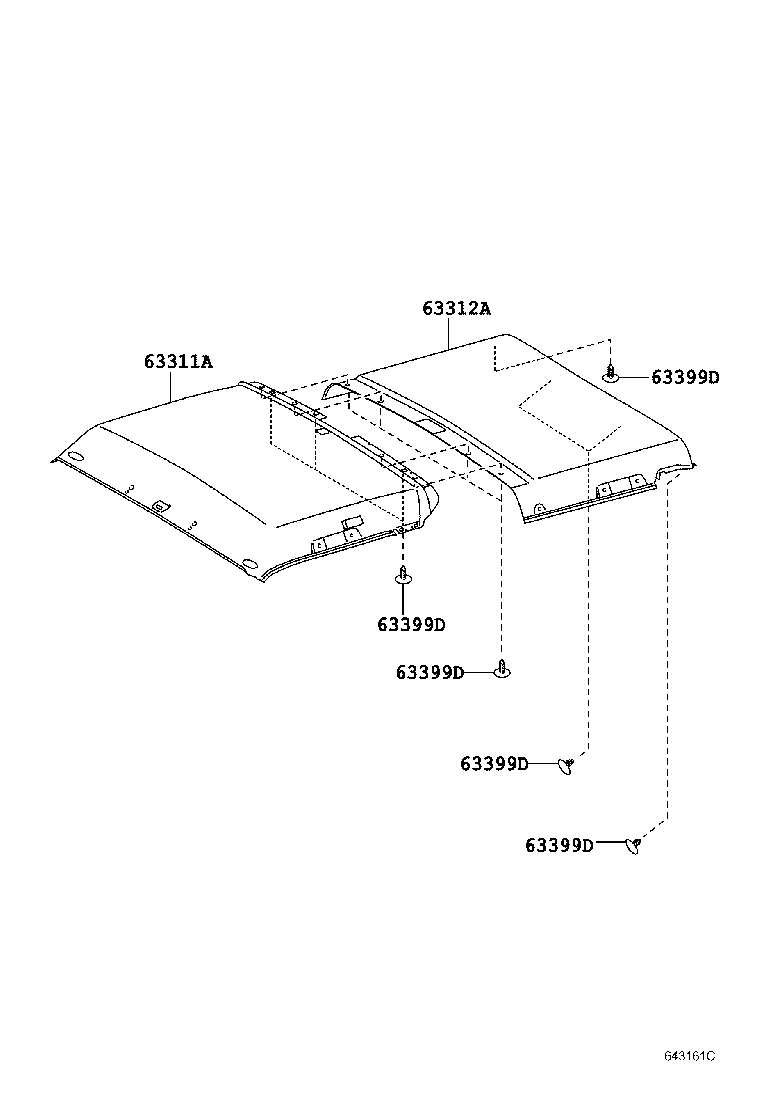  LAND CRUISER 70 |  ROOF HEADLINING SILENCER PAD