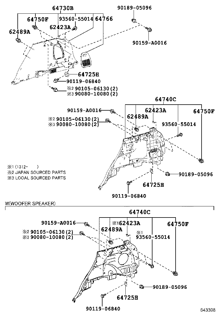  RAV4 NAP |  INSIDE TRIM BOARD
