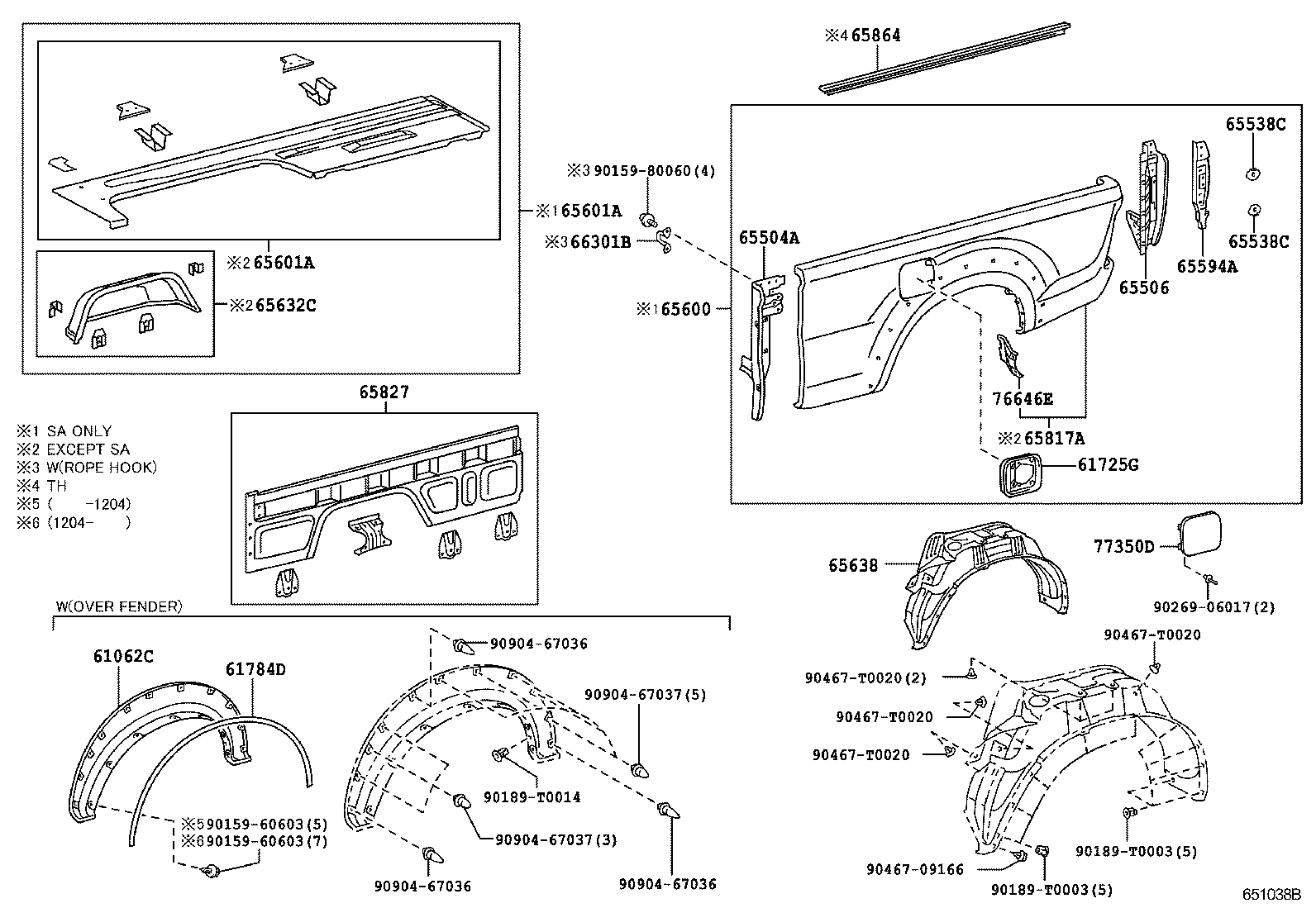  HILUX |  REAR BODY SIDE PANEL