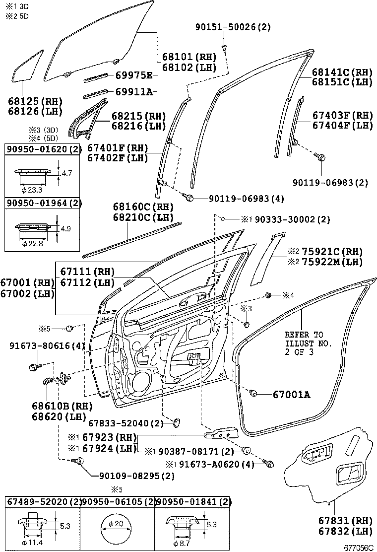 YARIS JPP |  FRONT DOOR PANEL GLASS