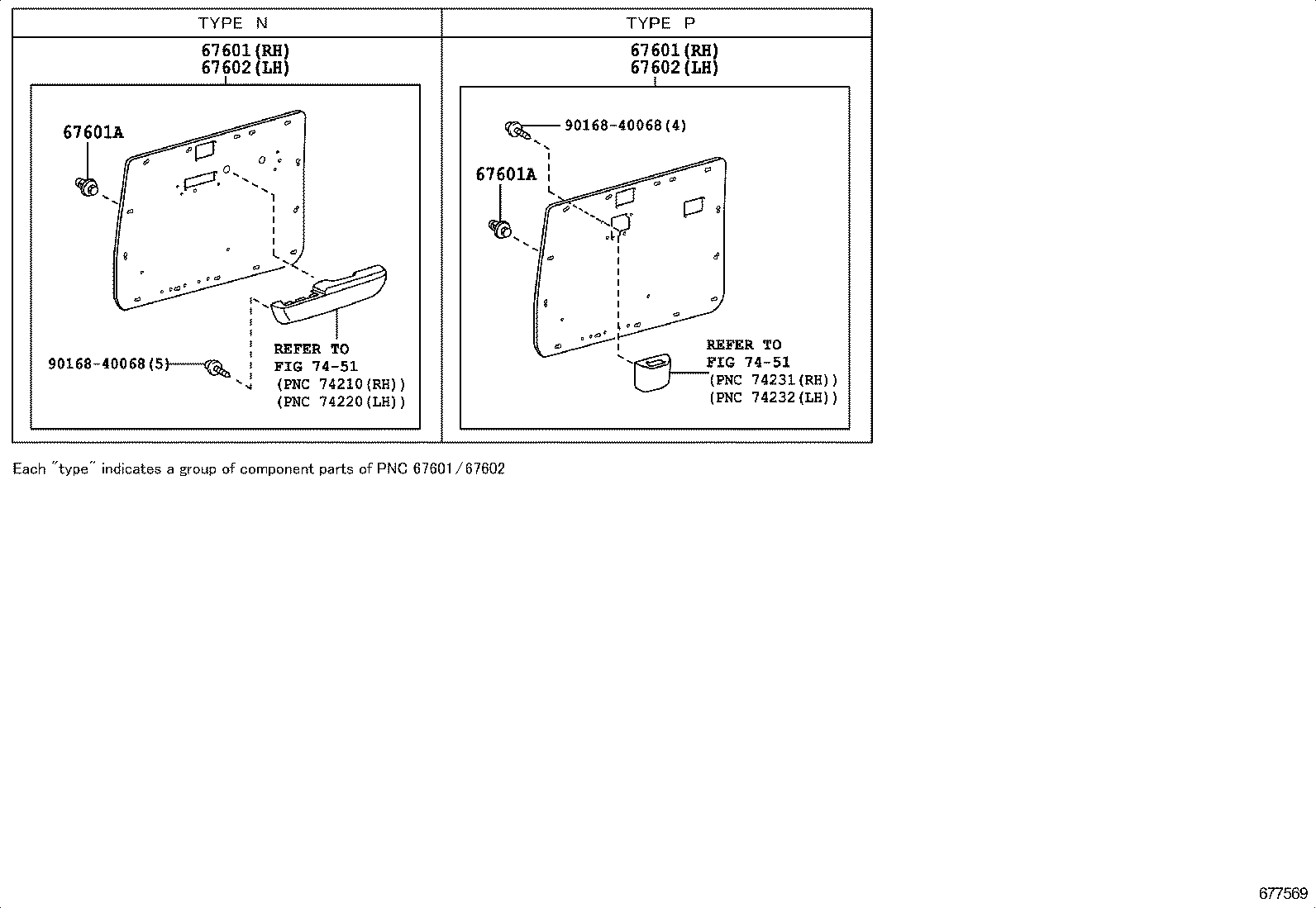  LAND CRUISER 70 |  FRONT DOOR PANEL GLASS