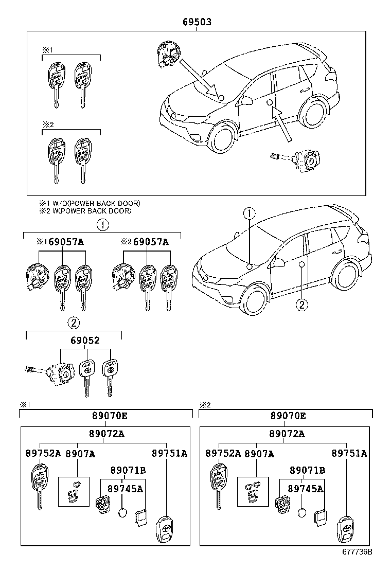  RAV4 JPP |  LOCK CYLINDER SET
