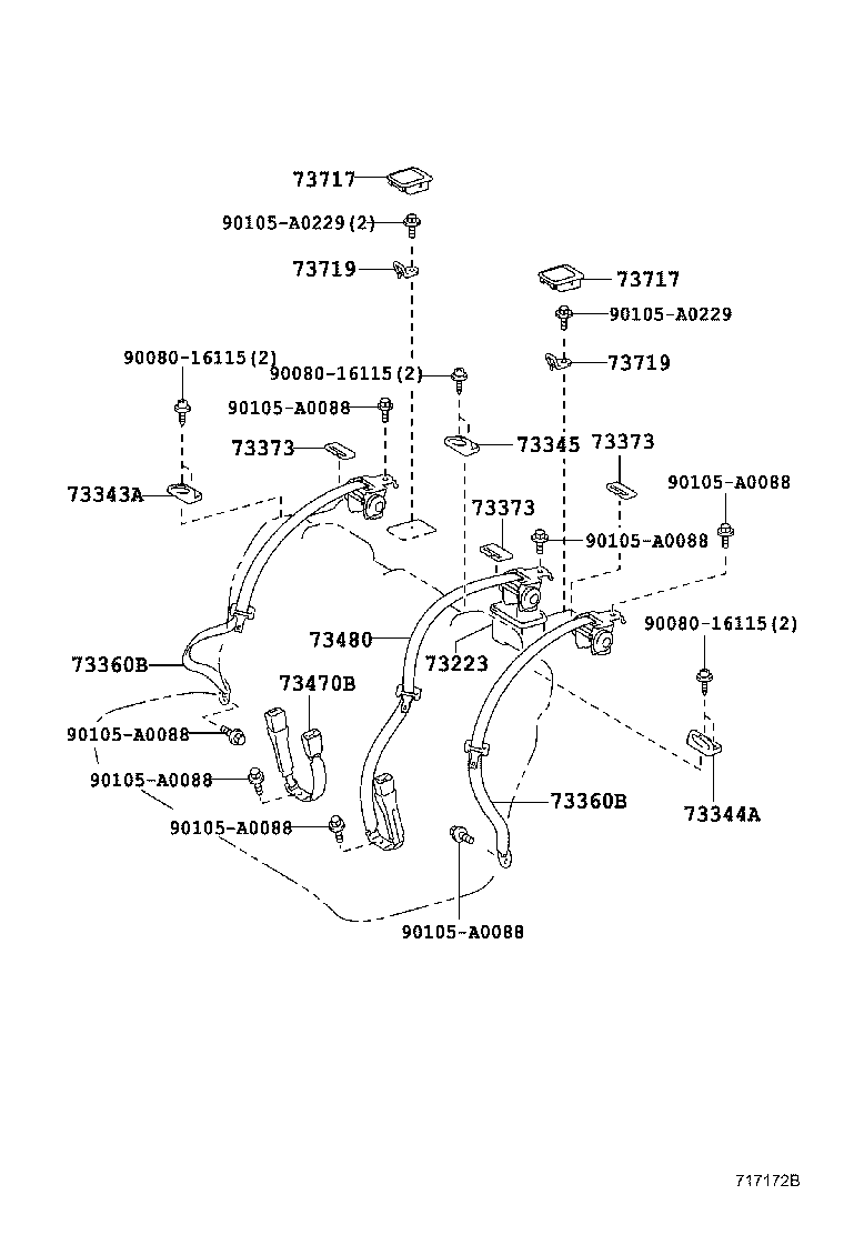  CAMRY |  SEAT BELT CHILD RESTRAINT SEAT