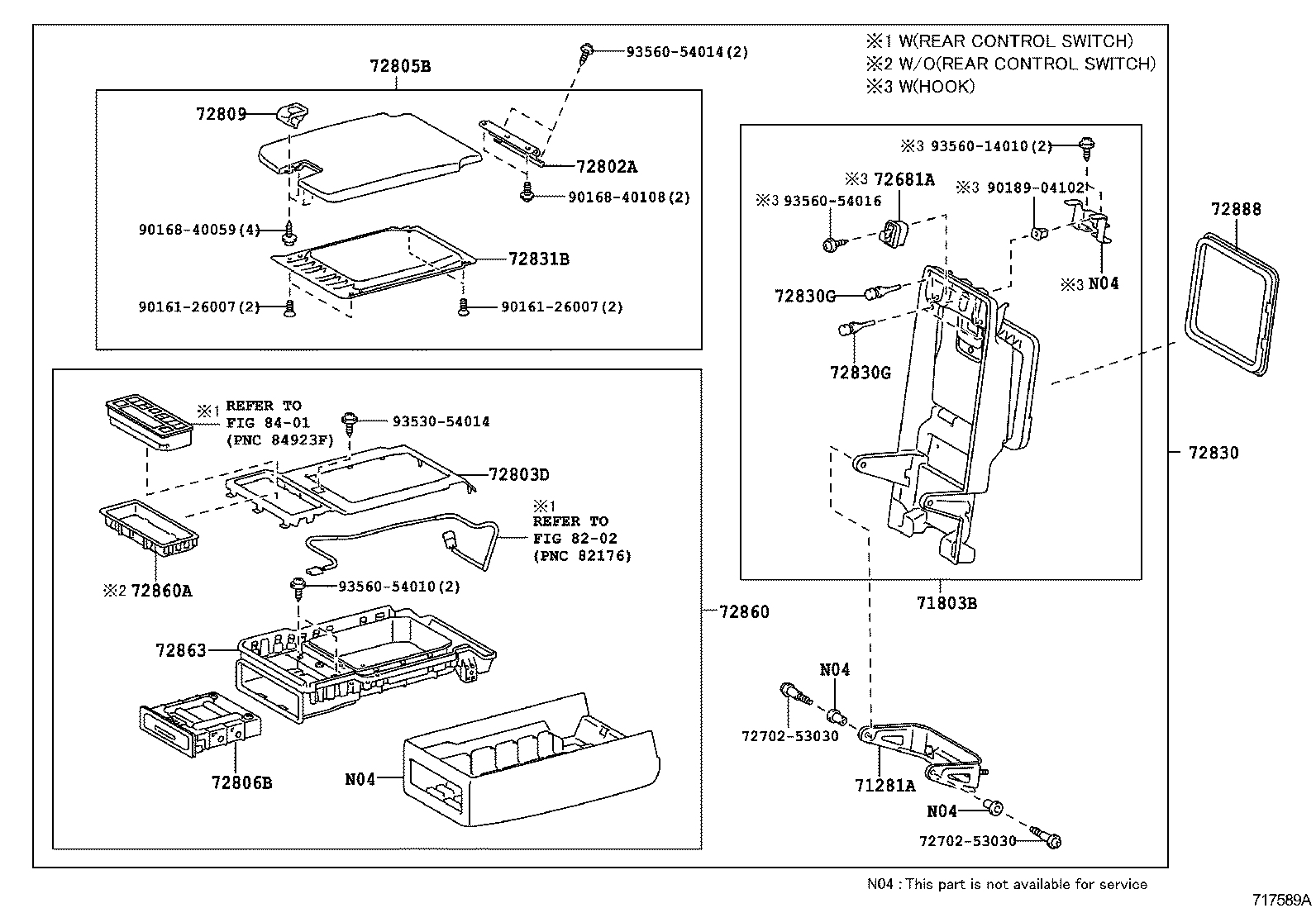  GS250 350 450H |  REAR SEAT SEAT TRACK
