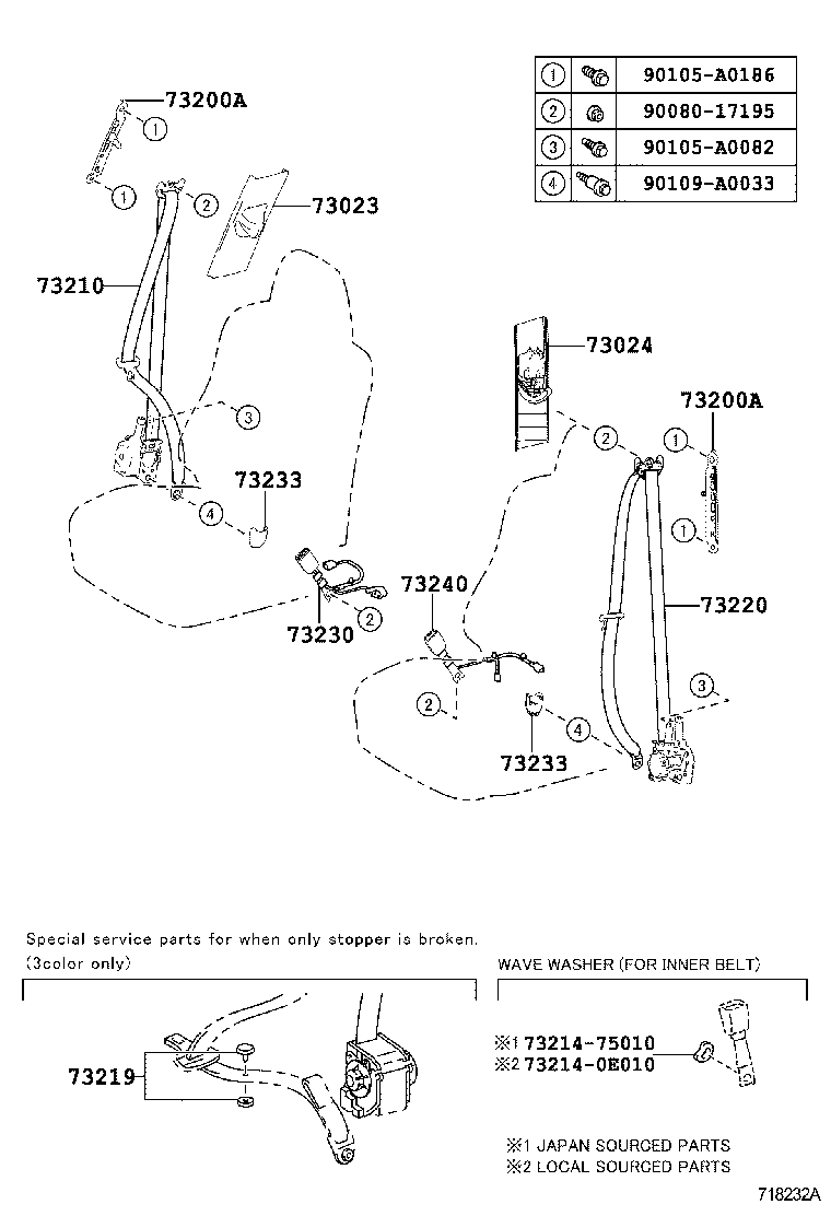  RAV4 NAP |  SEAT BELT