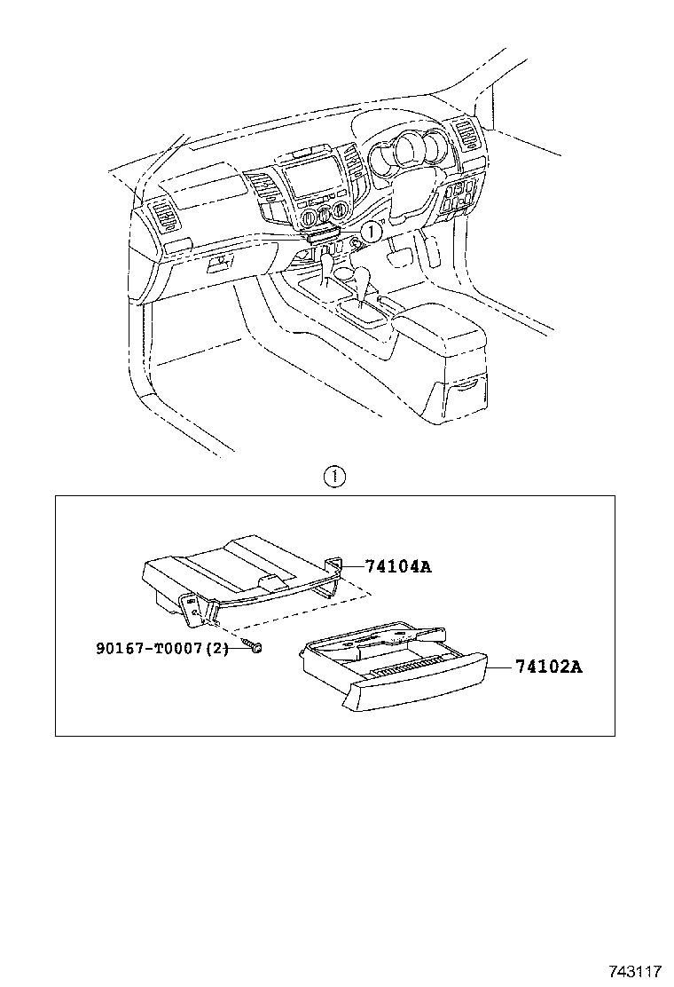  HILUX |  ASH RECEPTACLE