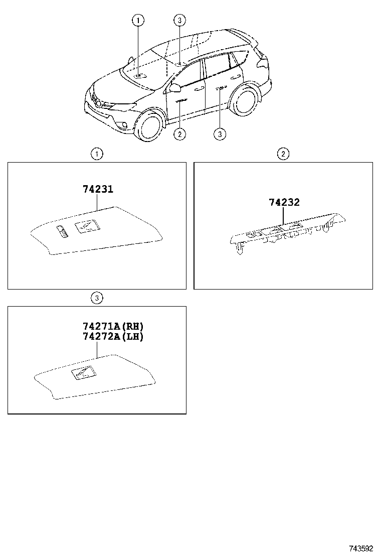  RAV4 JPP |  ARMREST VISOR