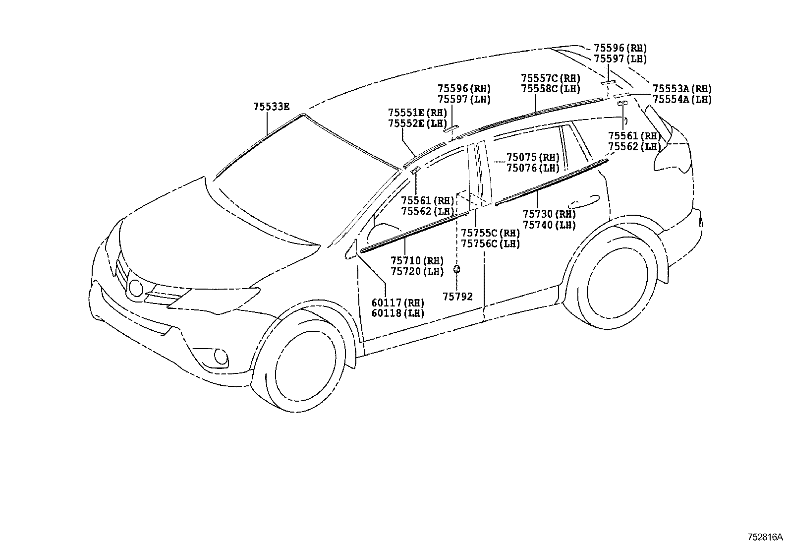  RAV4 NAP |  MOULDING
